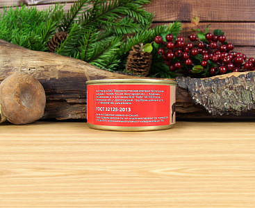 Превью Тушеное мясо Европейского оленя (тушенка из оленины)